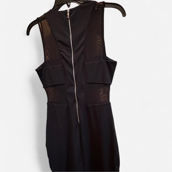 Elizabeth and James Mesh Panel Black sleeveless Dress size Small retails $395 - Picture 6 of 8